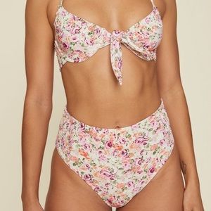 LPA Love Potion Floral Bikini Set size Small